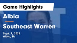 Albia  vs Southeast Warren  Game Highlights - Sept. 9, 2023