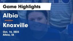 Albia  vs Knoxville  Game Highlights - Oct. 14, 2023