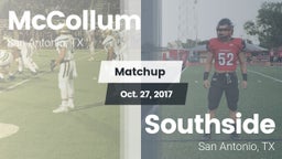 Matchup: McCollum vs. Southside  2017