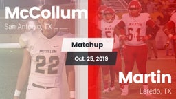 Matchup: McCollum vs. Martin  2019