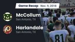 Recap: McCollum  vs. Harlandale  2018