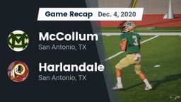Recap: McCollum  vs. Harlandale  2020