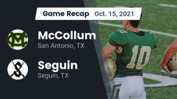 Recap: McCollum  vs. Seguin  2021