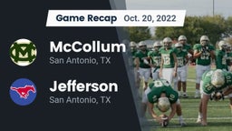 Recap: McCollum  vs. Jefferson  2022