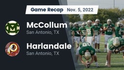 Recap: McCollum  vs. Harlandale  2022