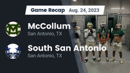Recap: McCollum  vs. South San Antonio  2023