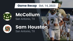 Recap: McCollum  vs. Sam Houston  2023