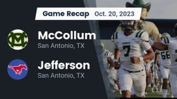 Recap: McCollum  vs. Jefferson  2023