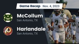 Recap: McCollum  vs. Harlandale  2023