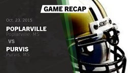 Recap: Poplarville  vs. Purvis  2015