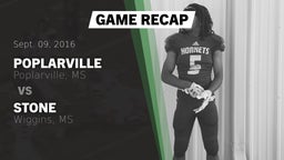 Recap: Poplarville  vs. Stone  2016