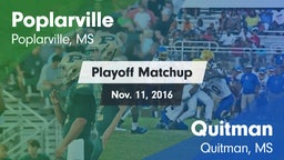 Matchup: Poplarville vs. Quitman  2016