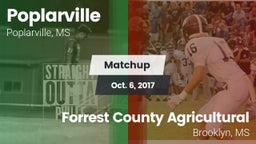 Matchup: Poplarville vs. Forrest County Agricultural  2017