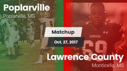 Matchup: Poplarville vs. Lawrence County  2017