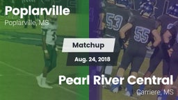 Matchup: Poplarville vs. Pearl River Central  2018