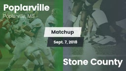 Matchup: Poplarville vs. Stone County  2018
