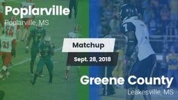 Matchup: Poplarville vs. Greene County  2018
