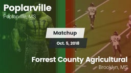 Matchup: Poplarville vs. Forrest County Agricultural  2018