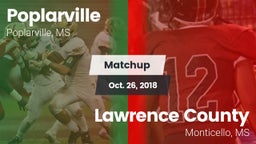 Matchup: Poplarville vs. Lawrence County  2018