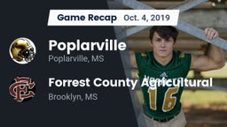 Recap: Poplarville  vs. Forrest County Agricultural  2019