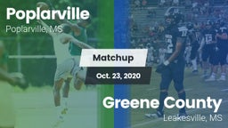 Matchup: Poplarville vs. Greene County  2020