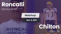 Matchup: Roncalli vs. Chilton  2017