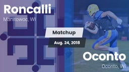 Matchup: Roncalli vs. Oconto  2018