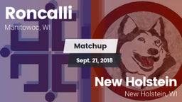 Matchup: Roncalli vs. New Holstein  2018