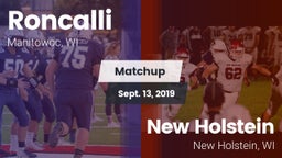 Matchup: Roncalli vs. New Holstein  2019