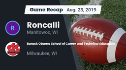 Recap: Roncalli  vs. Barack Obama School of Career and Technical Education 2019