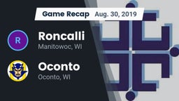 Recap: Roncalli  vs. Oconto  2019