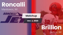 Matchup: Roncalli vs. Brillion  2020