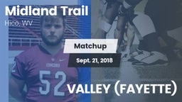 Matchup: Midland Trail vs. VALLEY (FAYETTE) 2018