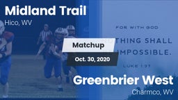 Matchup: Midland Trail vs. Greenbrier West  2020