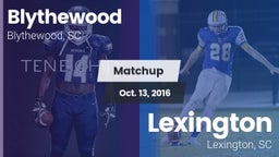 Matchup: Blythewood vs. Lexington  2016