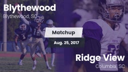 Matchup: Blythewood vs. Ridge View  2017
