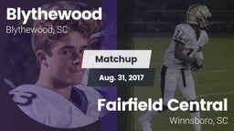Matchup: Blythewood vs. Fairfield Central  2017