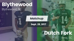 Matchup: Blythewood vs. Dutch Fork  2017