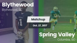 Matchup: Blythewood vs. Spring Valley  2017