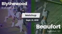 Matchup: Blythewood vs. Beaufort  2018