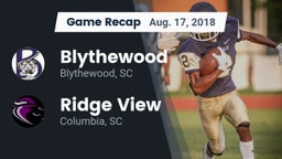 Recap: Blythewood  vs. Ridge View  2018