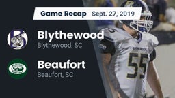Recap: Blythewood  vs. Beaufort  2019