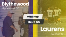 Matchup: Blythewood vs. Laurens  2019