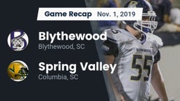 Recap: Blythewood  vs. Spring Valley  2019