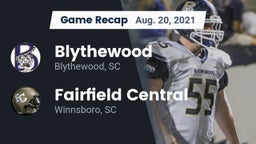 Recap: Blythewood  vs. Fairfield Central  2021
