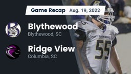 Recap: Blythewood  vs. Ridge View  2022