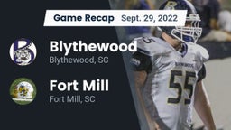 Recap: Blythewood  vs. Fort Mill  2022