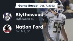 Recap: Blythewood  vs. Nation Ford  2022