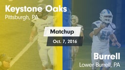 Matchup: Keystone Oaks vs. Burrell  2016