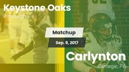 Matchup: Keystone Oaks vs. Carlynton  2017